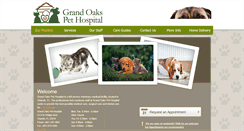 Desktop Screenshot of grandoakspethospital.com